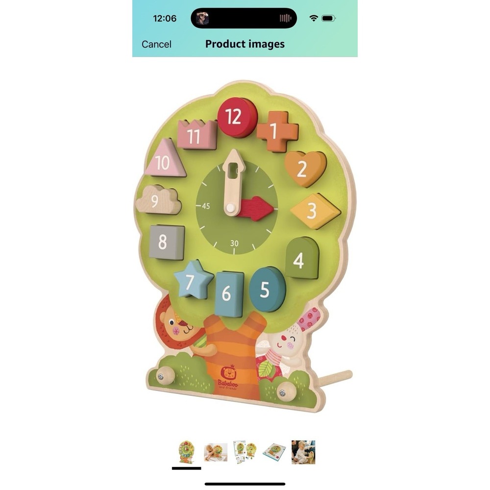 Bababoo‎ Sorting and Learning Clock - Picture 6 of 6